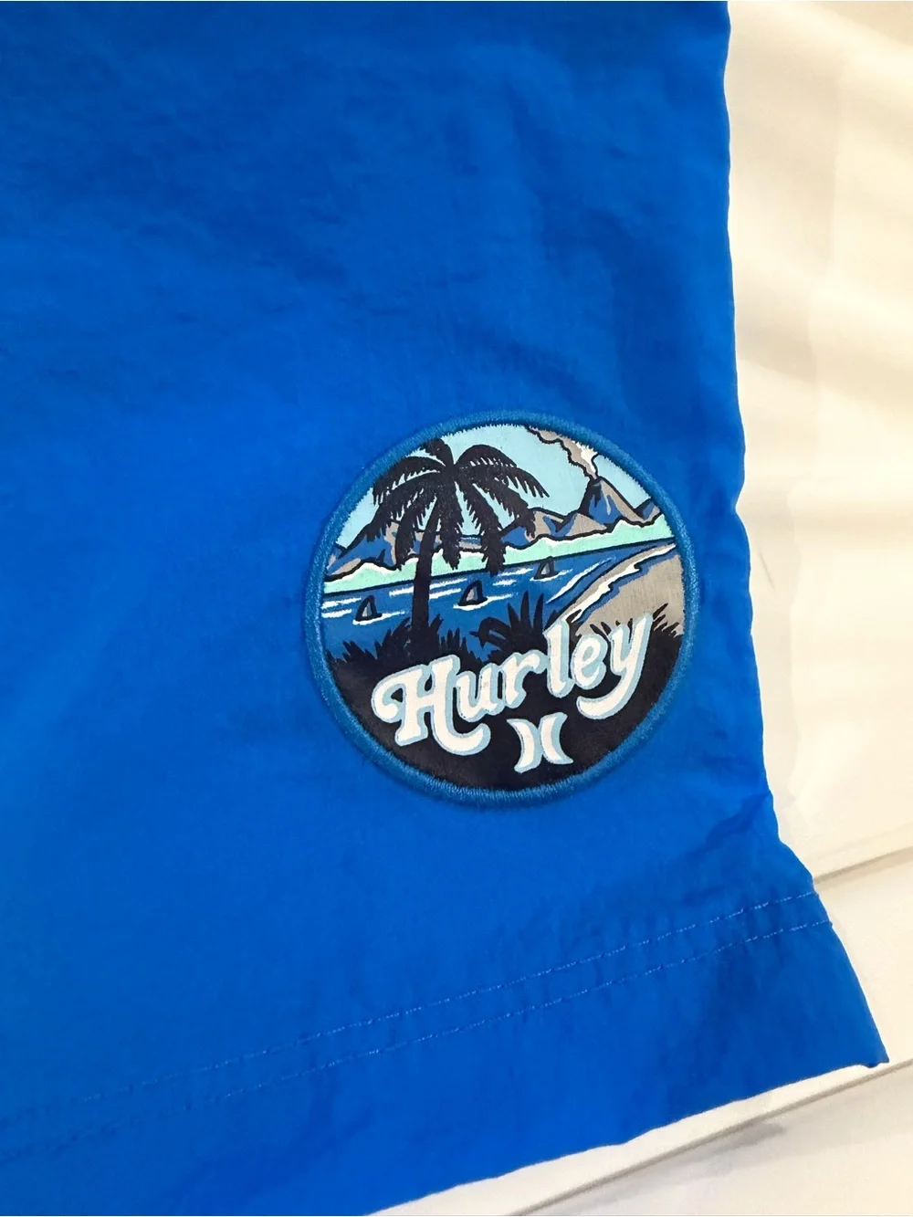 Hurley Boy”s XL Blue Drawstring Swim Shorts